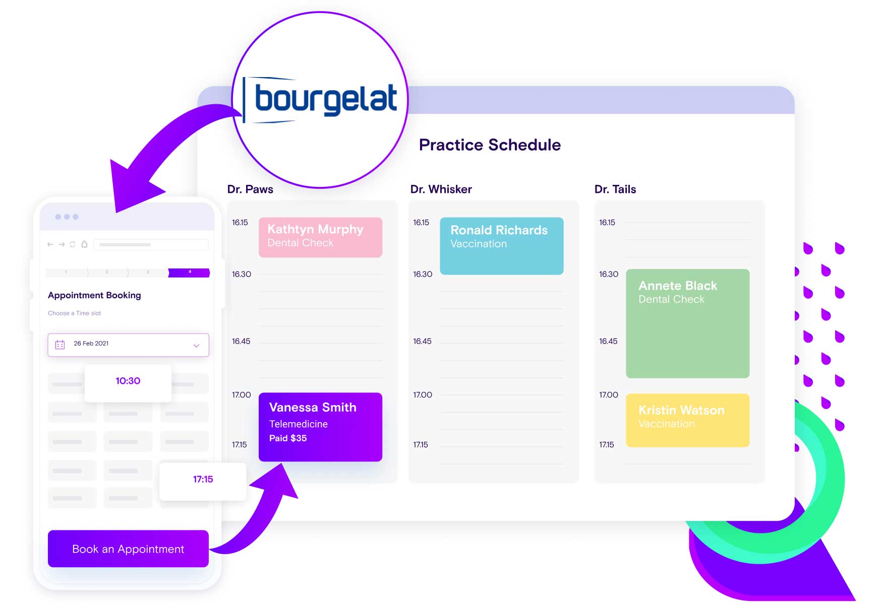 Bourgelat Schedule Integration